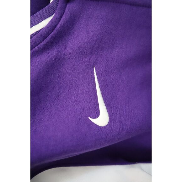 Nike FJ9572-545 Women's Sz S Purple/White DRI-Fit 1/4 Zip Pullover L/S Top - Picture 7 of 12